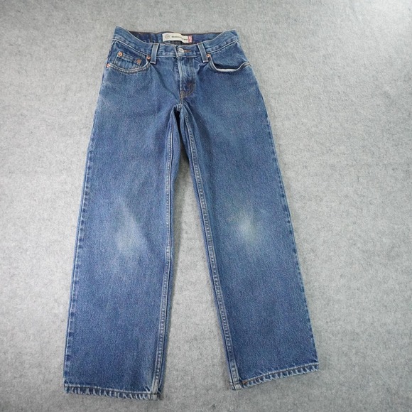 Levis 550 Jeans Youth 14 Regular Blue Relaxed Fit Fits 26x26 Mid Rise Classic - Picture 1 of 13